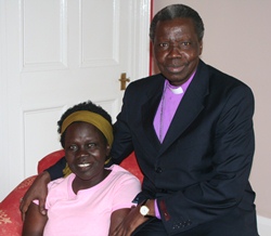 Bishop Hilary and Mama Joyce pictured during a visit to Connor in 2010.