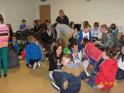 Young people at the Energize evening in Ballymena Rural Deanery.
