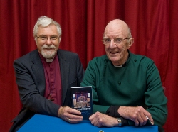 Bishop Harold Miller and Canon Brian Mayne at the launch.