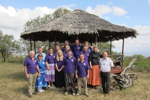 Members of the team from St Paul's at Oltiasika, Kenya.
