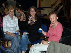 Enjoying the tea break at the Ballymena Vision Strategy meeting. Photo: Loraine Watt