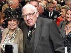 Lord Bannside and Baroness Paisley at the service in St Patrick's, Ballymena.