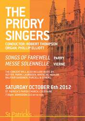 the Priory Singers, St Patrick's.