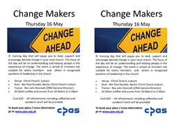 Change Makers flyer.