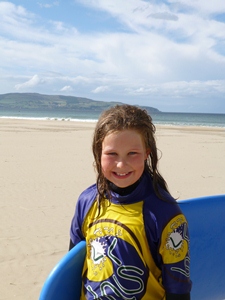 Eight-year-old swimmer Chloe Bond.