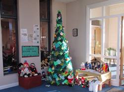The beautiful knitted tree at the Church of the Good Shepherd, Monkstown.