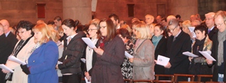 A section of the guests at the Good Samaritans Service on February 3.