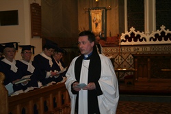 The Rev Paul Dundas, rector, welcomes everyone to Christ Church, Lisburn.