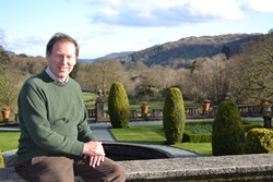 Dean John Mann who led the retreat relaxes in the sunshine at Rydal Hall. Photo: Archdeacon Stephen Forde.