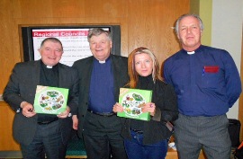 Canon Ken Peters, The Rev Willie Black, Nicky Wynne and the Rev Colin Hall-Thompson at the conference.
