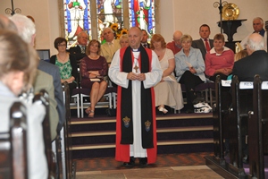 Bishop Alan at the Duneane service.