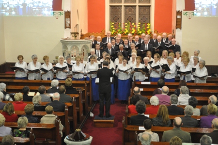 The King's Chorale Choir performing in Ballinderry Parish Church on March 7.