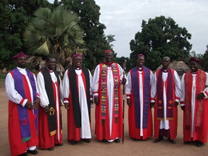 Archbishop Deng and colleagues.