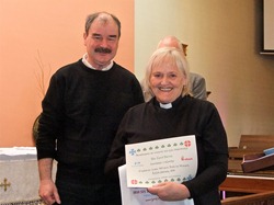 The Rev Carol Harvey, curate at Carnmoney Parish, was among those to complete the Irish course at Monkstown.