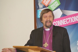 Bishop Graham Cray addresses the Connor Clergy Training Day.