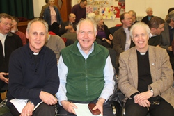 At the clergy training day are Canons Neil Cutcliffe, David Jardine and Stuart Lloyd.