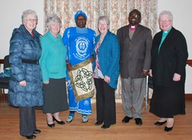 MU members with their Kenyan guests.