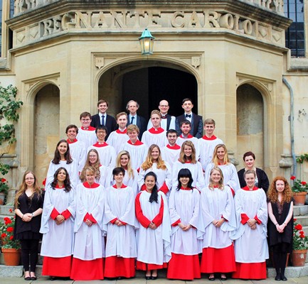 The Chapel Chaoir of Oriel College, Oxford, will sing in Belfast Cathedral.