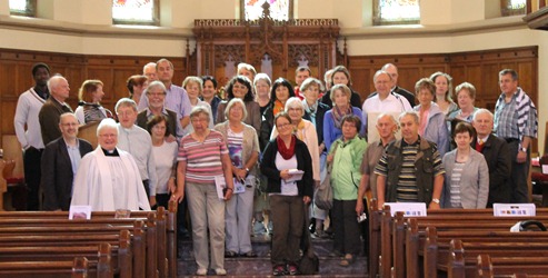 German visitors at St Nicholas' Parish.