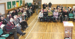 A section of the crowd at Bishop Alan's first seminar in Bushmills.