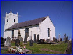 The scenic Ballintoy Parish Church.