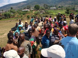 META team members with local people in Burundi.