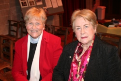 The Rev Alice Stewart and Margaret Jenkins from Cloughfern at the seminar on February 24.