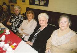 Members of the Monday Club at the 20th anniversary dinner.