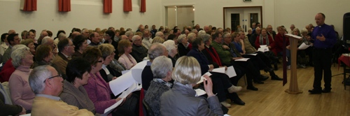 More than 190 people attended the Bishop's first Lenten seminar in Antrim on March 4.