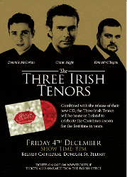 Poster promoting the concert.