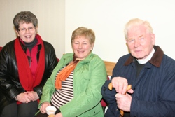 Joan Topping, Isabel McCord, both St Matthew's, Broomhedge, and retired clergyman the Rev Gerry Sproule, Lambeg Parish, attended the seminar in St Peter's on February 15.