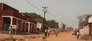A typical street scene in Yei - though the road might be rather muddied as the team will visit during the wet season.