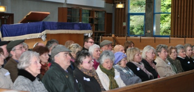 A section of the St Peter and St James' group in the Synagogue.