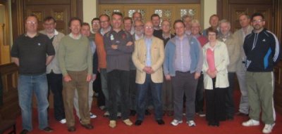Clergy who attended the retreat in Co Durham.