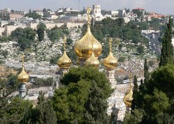 View from the Mount of Olives.