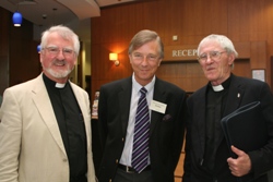 Canon Walter Lewis, St Thomas's, Belfast, met up with contemporaries Dean Leslie Forrest (Ferns) and Rev Horace McKinley, White Church, Dublin, in Armagh.