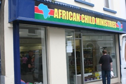 The charity shop run by Greenisland parishioners in West Street, Carrickfergus.