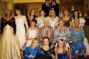 Models at a fundraising fashion show in Agherton Parish Hall.