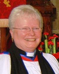 The Rev Elizabeth Hanna, new incumbent of St Nicholas, Belfast.