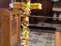 Floral Cross at St Mary Magdelene