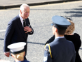 Press Eye - Belfast - Northern Ireland - 13th September 2022 - Visit to Northern Ireland by His Majesty The King and Her Majesty The Queen Consort. King Charles III and Camilla, the Queen Consort pictured at St AnneÕs Cathedral in Belfast for a Service of Reflection.Photo by Kelvin Boyes / Press Eye.