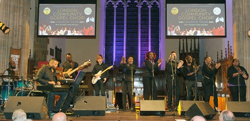London Community Gospel Choir in Lisburn Cathedral