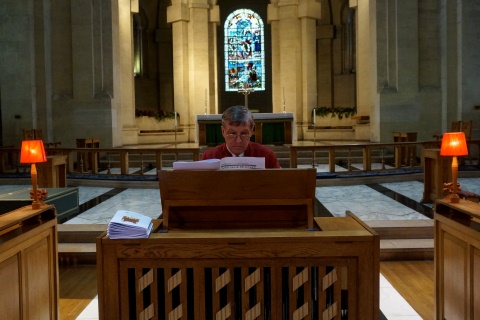 Honour for Ian as Barber Organ is dedicated at St Anne’s
