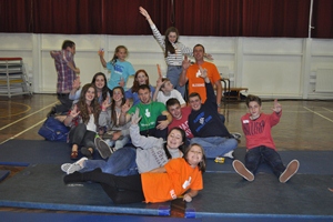 Young people at Reveal in St Jude's, Muckamore.