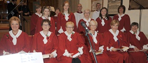 Lisburn Cathedral Church Choir at the Remembrance Day Service.