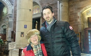 Silent Witness star calls in to tour Cathedral