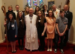 Confirmation in St Patrick's, Broughshane.