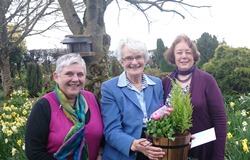 Margaret McCammon, Chairperson of the North Connor Clergy Wives Fellowship, centre, with Kate Jones, committee member (left), and Evelyn Lewis, honorary treasurer. 
