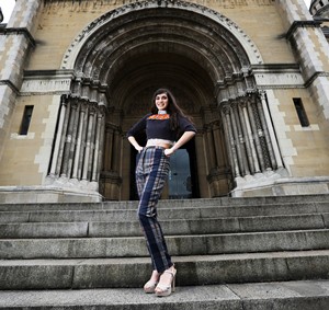 Gemma McCorry from Style Academy will model catwalk creations at the Ulster University Fashion Show.