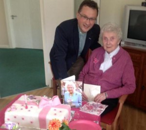 The Rev Paul Dundas wishes Mrs Florence Graham a happy 100th birthday.